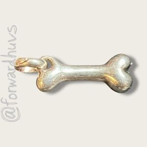 Sterling Silver Bone Pendant 1.25” HAN
